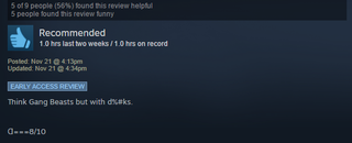 Illustration for article titled Genital Jousting, As Told By Steam Reviews